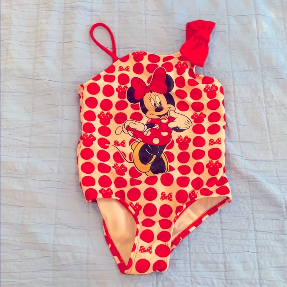 Disney junior Minnie Mouse bathing suit 4T